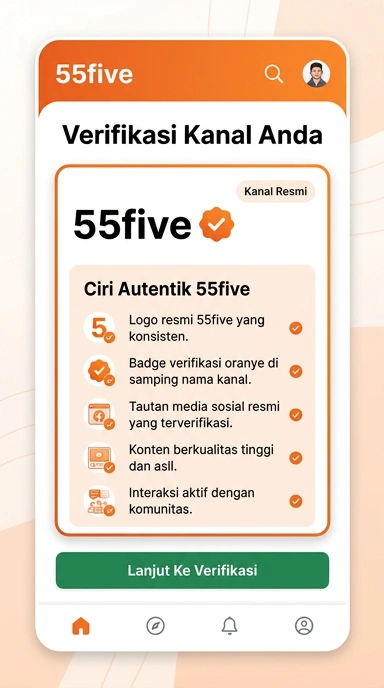 Halaman Resmi Unduh APK 55five untuk Android