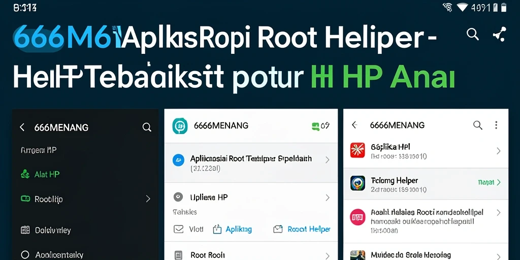 Tampilan antarmuka pengguna 666MENANG yang sederhana dan efektif.
