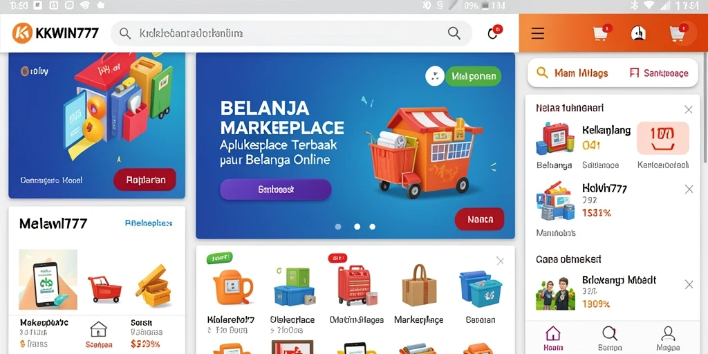 Tampilan antarmuka aplikasi KKWIN777 yang intuitif dan memudahkan navigasi.