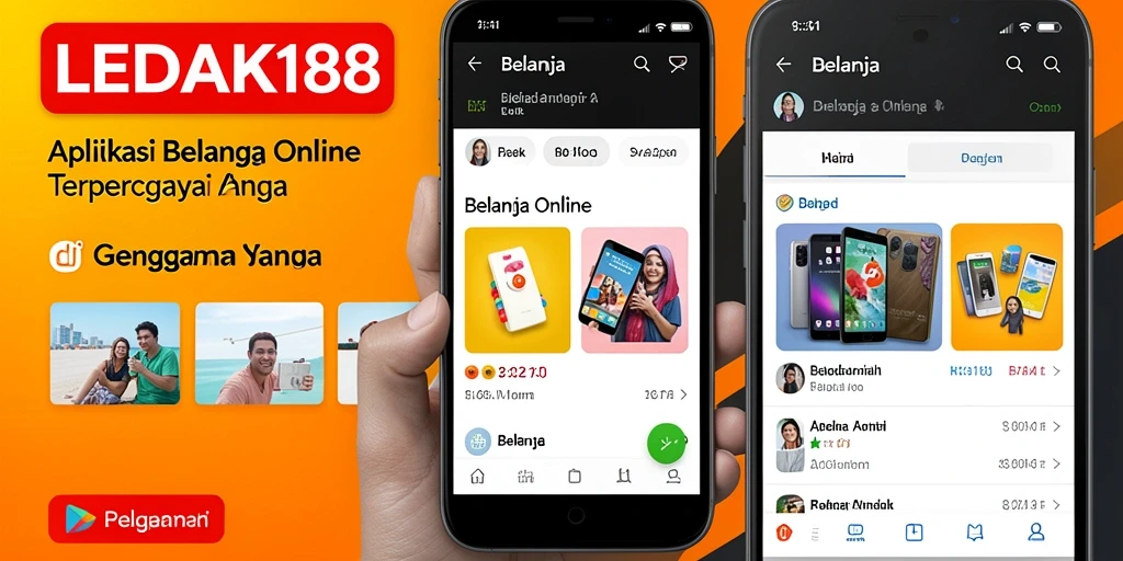 Antarmuka LEDAK188 yang bersih dan fungsional untuk belanja online.
